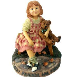 Boyds Yesterdays Child Figurine Dollstone Collection Best Friend Samantha Connor